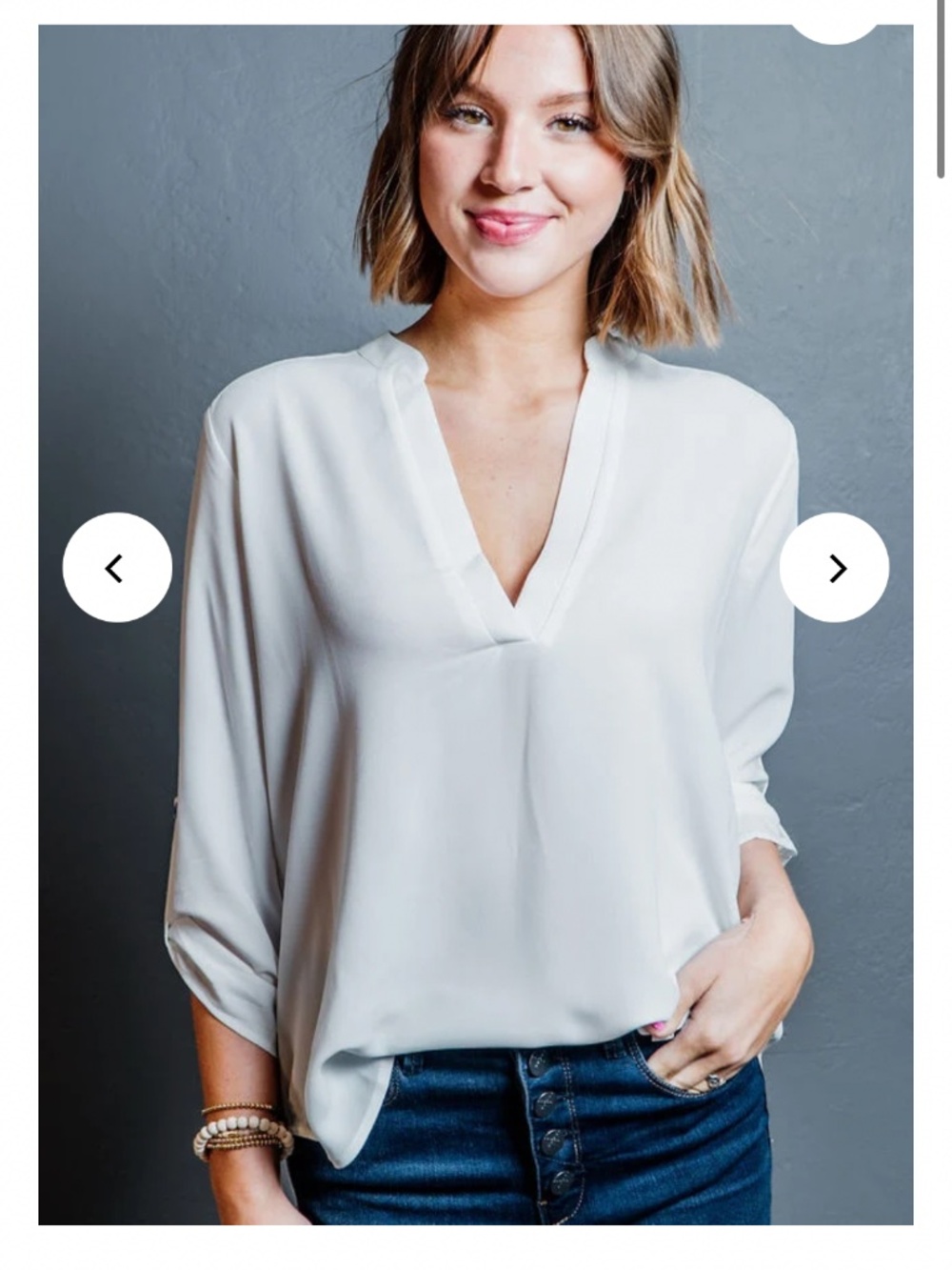 Lush sheer top
